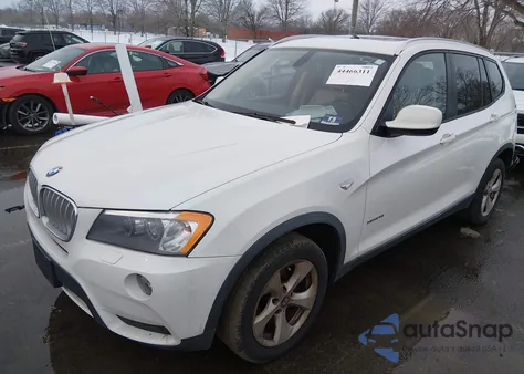 2011 BMW X3 xDrive28I из США, поврежденный, VIN 5UXWX5C53BL715820